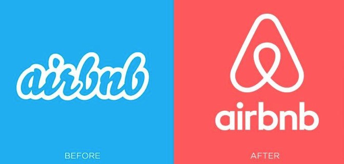 AIRBNB logo vecchio e nuovo