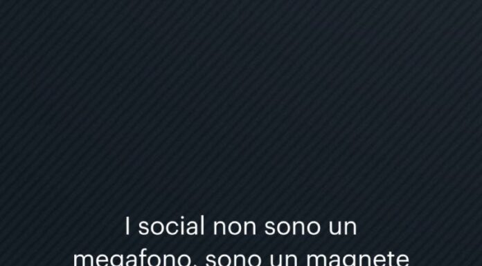 I social non sono un megafono, sono un magnete