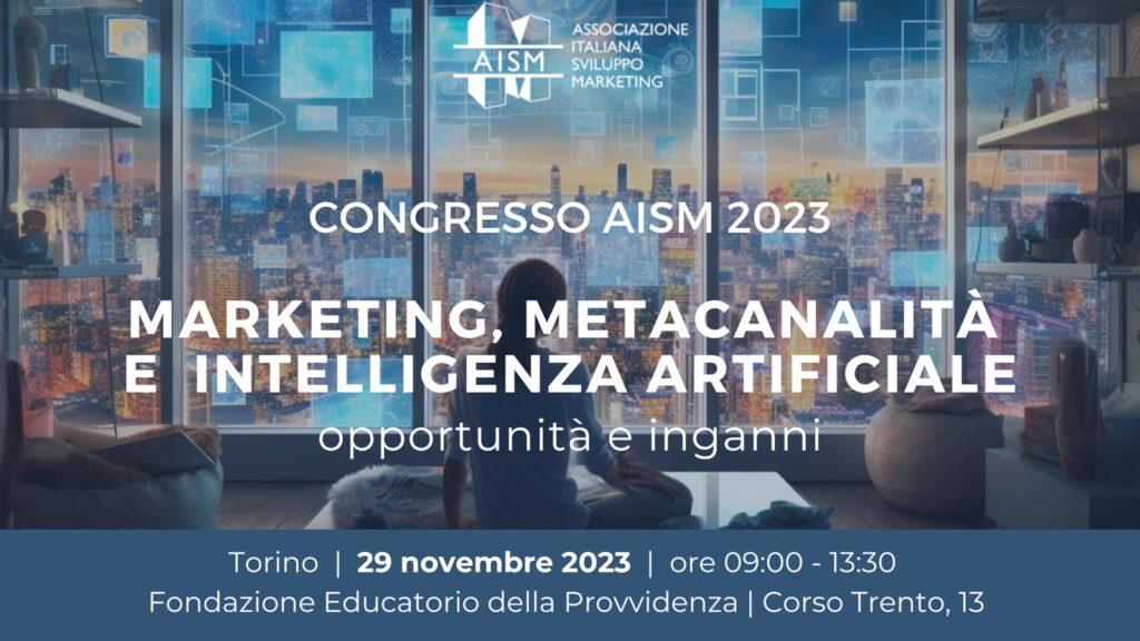 Marketing, Metacanalità ed Intelligenza Artificiale – Evento gratuito il 29 Novembre a Torino